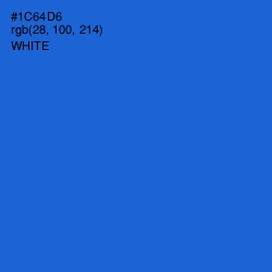 #1C64D6 - Science Blue Color Image