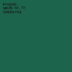 #1C654D - Green Pea Color Image