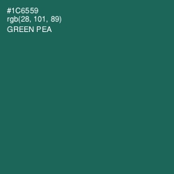 #1C6559 - Green Pea Color Image