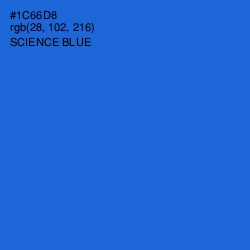 #1C66D8 - Science Blue Color Image