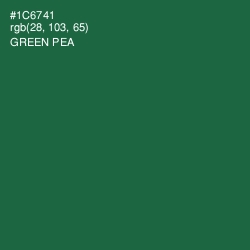 #1C6741 - Green Pea Color Image