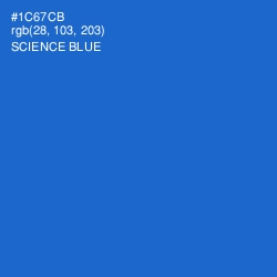 #1C67CB - Science Blue Color Image