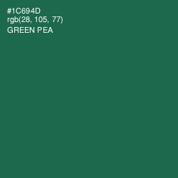 #1C694D - Green Pea Color Image