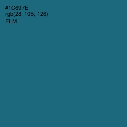 #1C697E - Elm Color Image