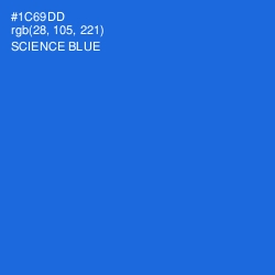 #1C69DD - Science Blue Color Image