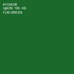 #1C6A2B - Fun Green Color Image