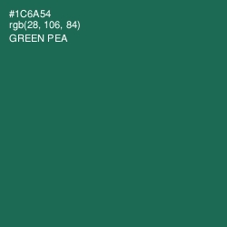 #1C6A54 - Green Pea Color Image