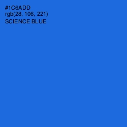 #1C6ADD - Science Blue Color Image