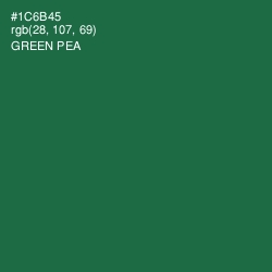 #1C6B45 - Green Pea Color Image