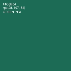 #1C6B54 - Green Pea Color Image