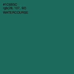 #1C6B5C - Watercourse Color Image