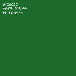 #1C6C2C - Fun Green Color Image