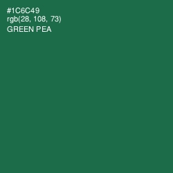 #1C6C49 - Green Pea Color Image