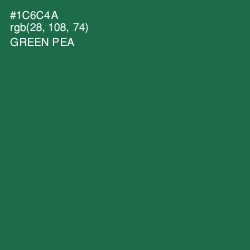 #1C6C4A - Green Pea Color Image