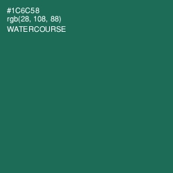 #1C6C58 - Watercourse Color Image