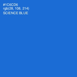 #1C6CD6 - Science Blue Color Image