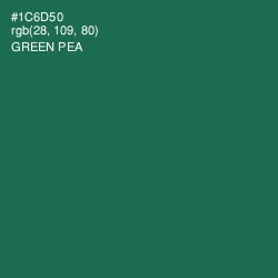 #1C6D50 - Green Pea Color Image