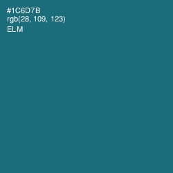 #1C6D7B - Elm Color Image