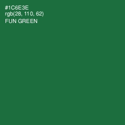 #1C6E3E - Fun Green Color Image