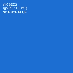 #1C6ED3 - Science Blue Color Image