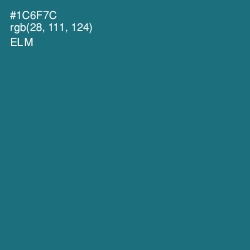 #1C6F7C - Elm Color Image