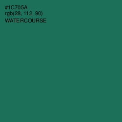 #1C705A - Watercourse Color Image