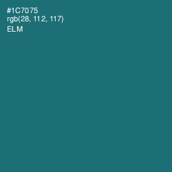 #1C7075 - Elm Color Image