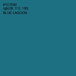 #1C7082 - Blue Lagoon Color Image