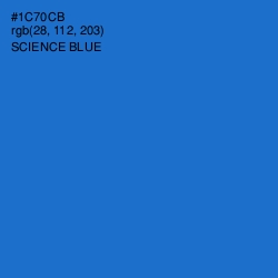 #1C70CB - Science Blue Color Image