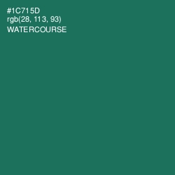 #1C715D - Watercourse Color Image