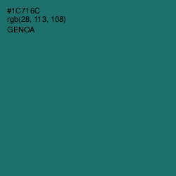 #1C716C - Genoa Color Image