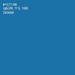 #1C71A8 - Denim Color Image