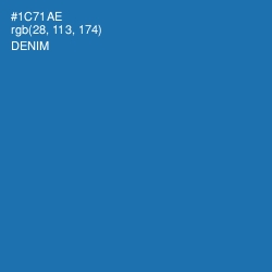 #1C71AE - Denim Color Image