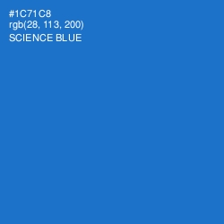 #1C71C8 - Science Blue Color Image