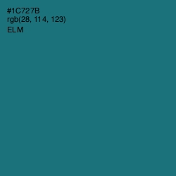 #1C727B - Elm Color Image