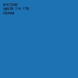 #1C72B3 - Denim Color Image