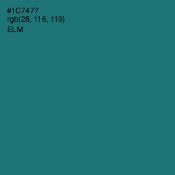 #1C7477 - Elm Color Image