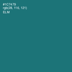 #1C7479 - Elm Color Image