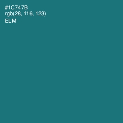 #1C747B - Elm Color Image