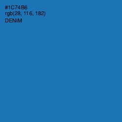 #1C74B6 - Denim Color Image