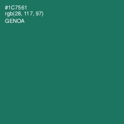 #1C7561 - Genoa Color Image
