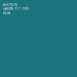 #1C757D - Elm Color Image