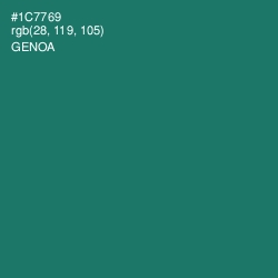 #1C7769 - Genoa Color Image