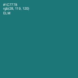 #1C7778 - Elm Color Image