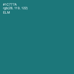 #1C777A - Elm Color Image