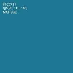 #1C7791 - Matisse Color Image
