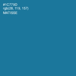 #1C779D - Matisse Color Image