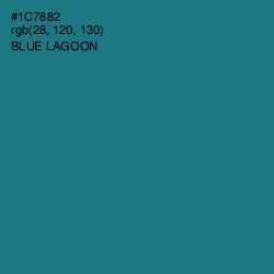 #1C7882 - Blue Lagoon Color Image