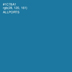 #1C78A1 - Allports Color Image