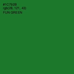 #1C792B - Fun Green Color Image